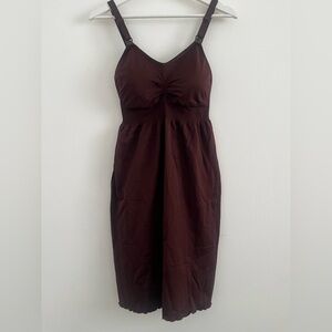 Maternity Nursing Cami Sleepwear Clip down size medium Burgundy red